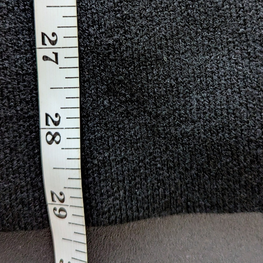 New York & Company NWT Double Breasted Sweater Blazer‎ Gold Button XL Black Knit - Picture 9 of 10